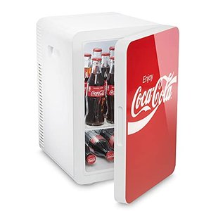 Coca-Cola MBF20 Classic Mini-Kühlschrank thermo-elektrisch, 20 l, Kühlbox mit Kühl- und Heizfunktion