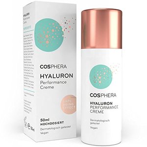 Cosphera - Hyaluron Performance Creme 50 ml - vegane Tages- und Nachtcreme hochdosiert