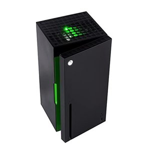 JUNG XBOX Series X Mini Kühlschrank leise - 10 Liter Fassung / 12 Dosen für Zimmer & Auto geeignet, 