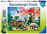 Ravensburger Kinderpuzzle - Dino Puzzle mit 100 Teilen im XXL-Format