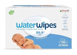 WaterWipes plastikfreie, originale Reinigungstücher für Babys