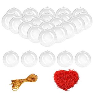 Weihnachtskugeln Transparent Set 25 Pcs