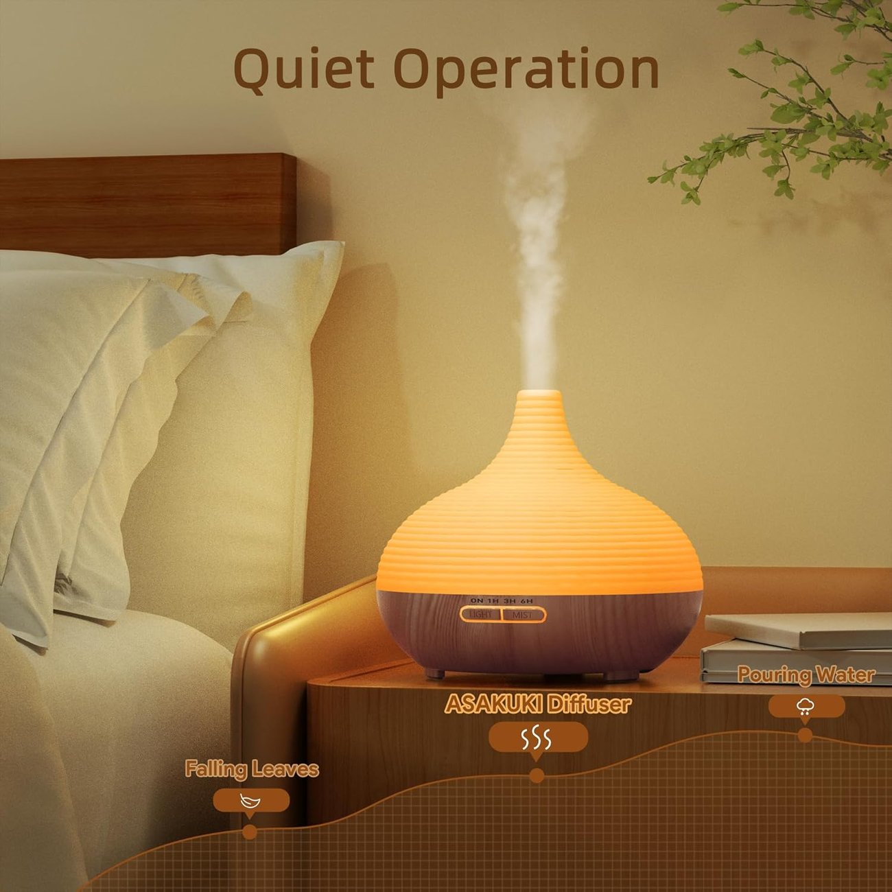 Aroma-Diffuser, Ultraschall-Luftbefeuchter