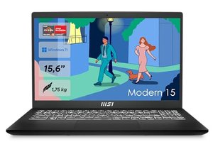 MSI Modern 15 Lifestyle & Business Laptop
