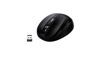 ergonomisch geformte Funkmaus