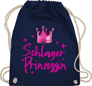 Turnbeutel Rucksack - Party Outfit - Schlager Prinzessin - Konzert Volksmusik Schlagerparty - Unisiz
