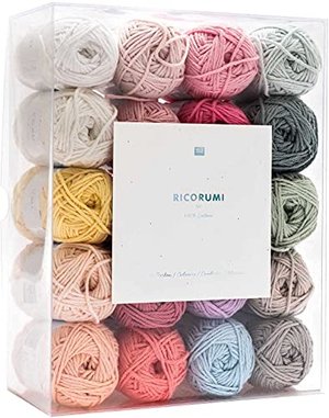 Rico Design Creative Ricorumi dk Set pastell 20 Farben 25g 