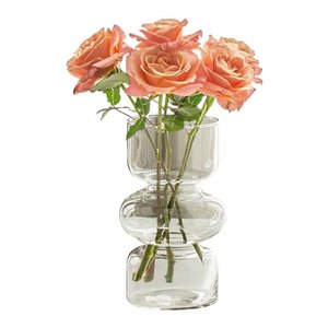 Jumuao Blumenvase aus Glas