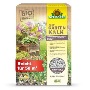 Neudorff Azet GartenKalk – Bio Gartenkalk erhöht den pH-Wert saurer Gartenböden
