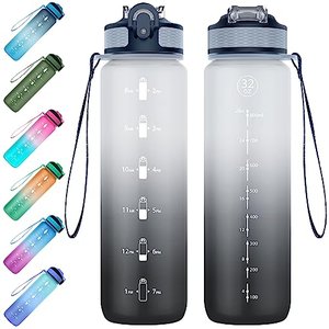 1 X NAVTUE 1 Liter Sport-Wasserflasche