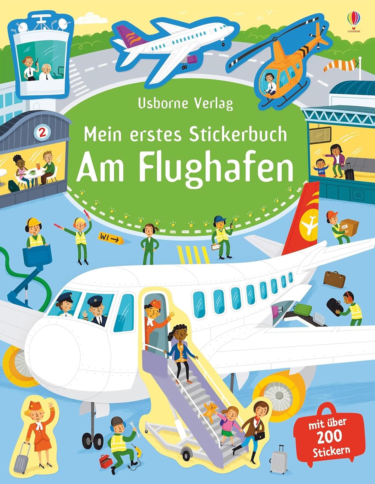 Mein erstes Stickerbuch: Am Flughafen