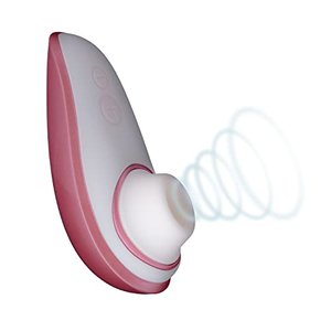 Womanizer Liberty diskreter Auflege-Vibrator für Sie inklusive Gleitgel, Klitoris-Sauger