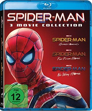 Spider-Man: Homecoming, Far From Home, No Way Home (3 Blu-rays)