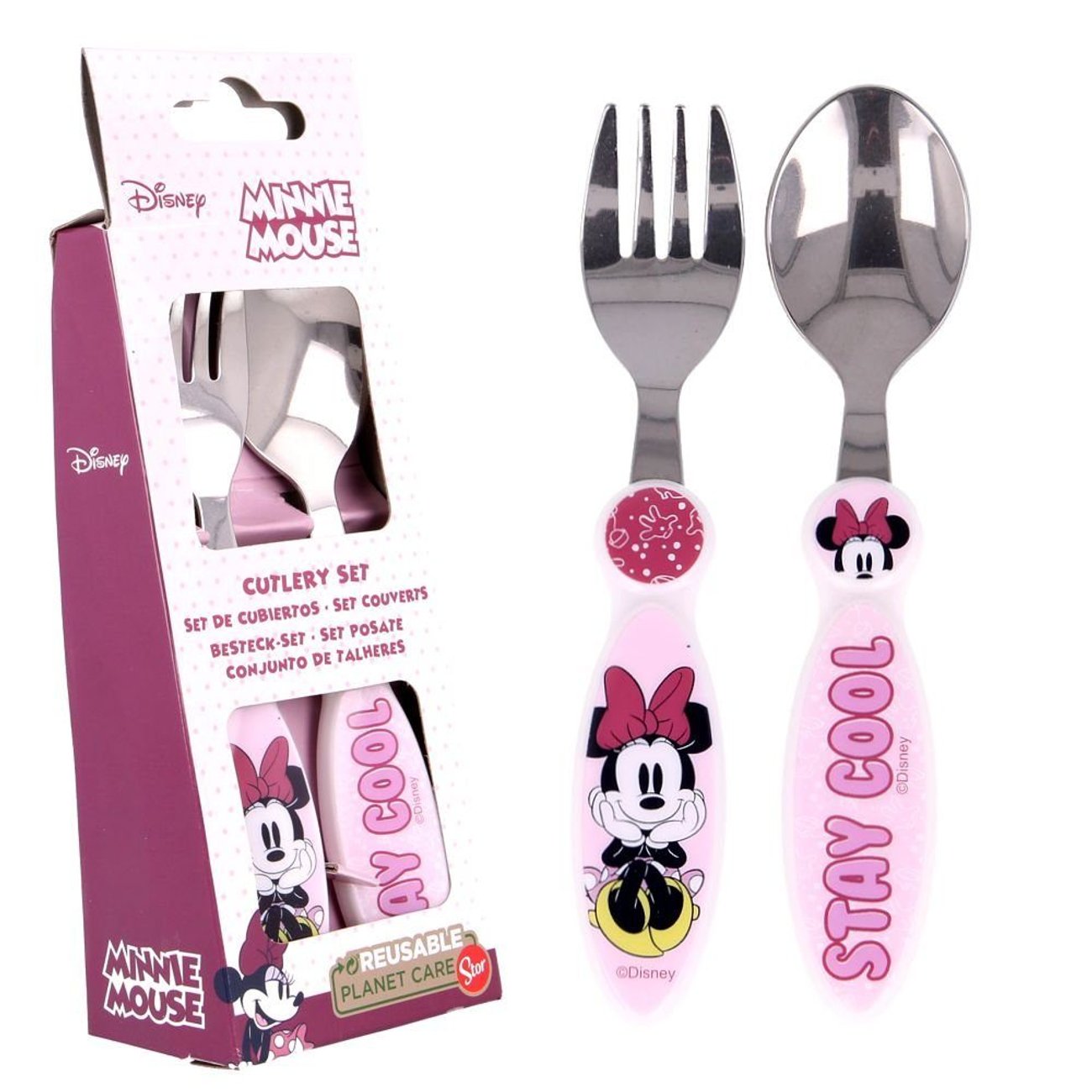 Besteck-Set Minnie Maus