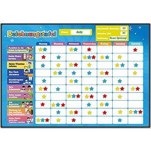 Smart Panda Belohnungstafel – 80+ Magnet-Aufgaben und 300 Sterne