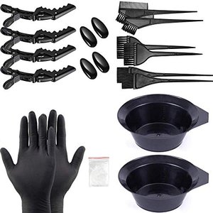 Haar Färben Färbung Set,20 Teile DIY Beauty Salon Tool Kit,Bürstenkamm, Haartönungsschale, Färbebürs