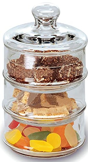 My Home Glas-Gebäck-Etagere, 4-teilig