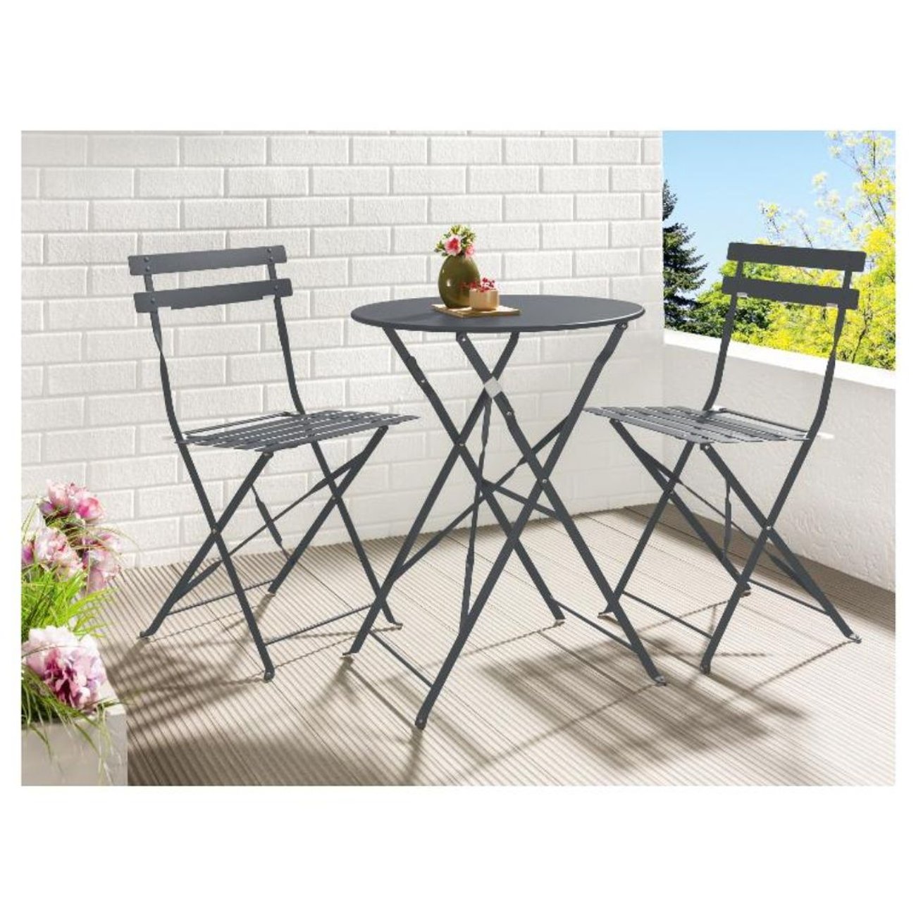 Bistro-Set mit Klappfunktion