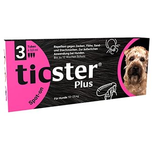 ticster Plus Spot-on für Hunde (10-25 kg)