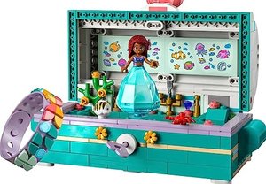 Lego Disney Prinzessin 43229 Arielles Schatztruhe, 370 Teile