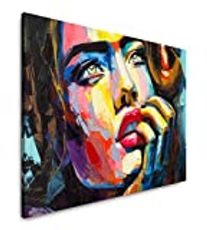 Paul Sinus Art Frau in bunt, 100 x 70 cm
