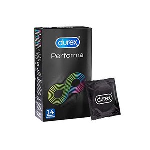 Durex Performa Kondome – aktverlängernde Kondome – 14er Pack