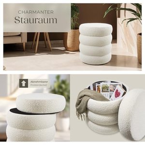 Tectake Hocker mit Stauraum