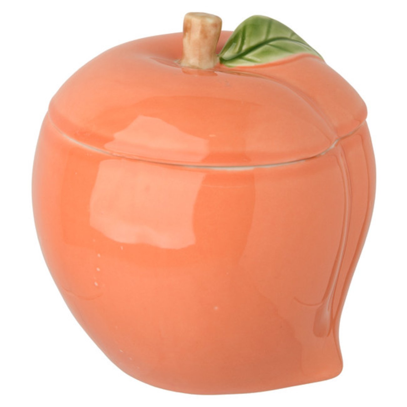 Vorratstopf in Pfirsich-Form