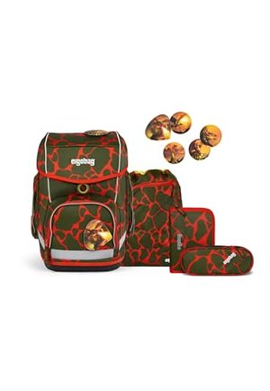 Ergobag Cubo Set Feuerspeibär Schulranzen-Set