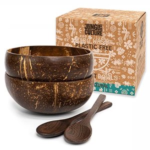 Jungle Culture Kokosnuss-Schalen-Set
