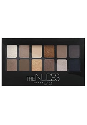 Maybelline New York Lidschatten, The Nudes Palette, 12 Farben