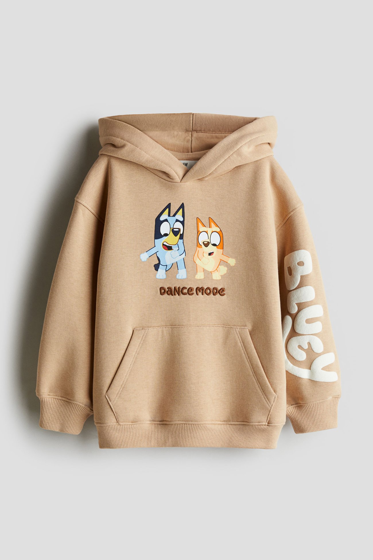 Hoodie mit Print - Beige - Kinder