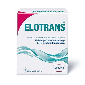 Elotrans Lösung - Trinkpulver zur Elektrolyt- und Flüssigkeitszufuhr bei Salz- und Wasserverlusten