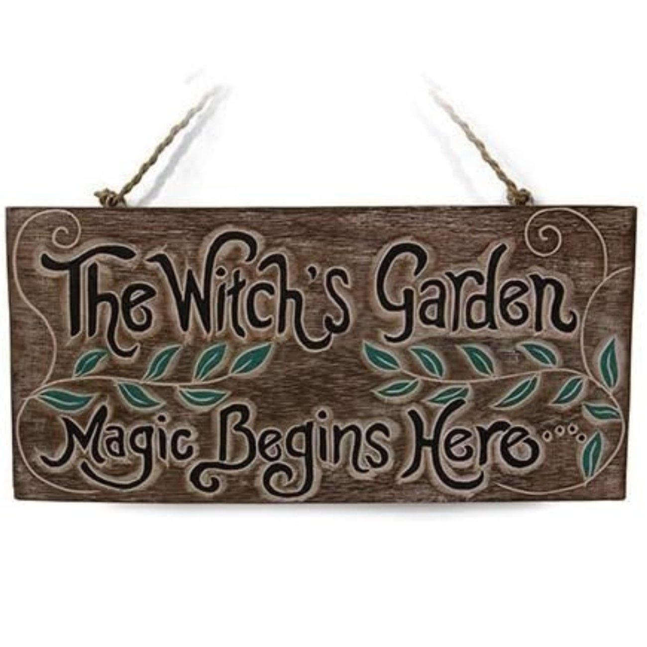 'The Witch 's Garden" Schild für Haus oder Garten