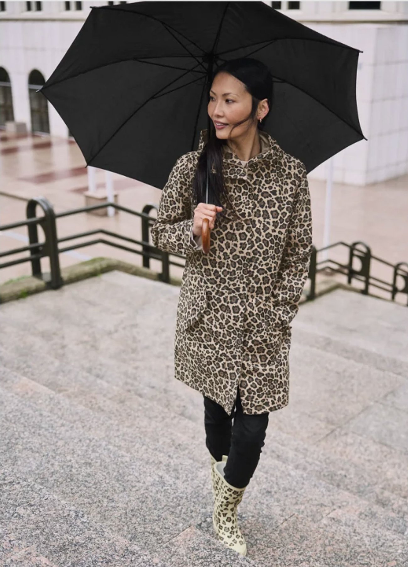 Damen Trenchcoat, wasserabweisendes Obermaterial