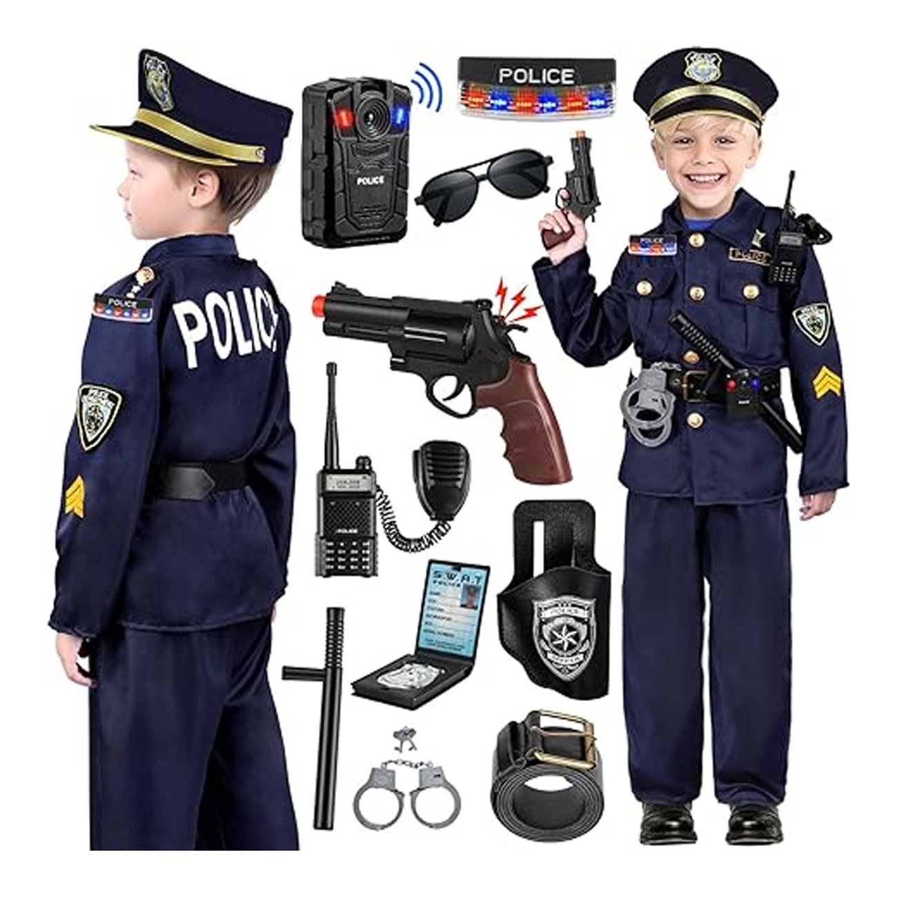 Polizei-Kostüm-Set für Kinder