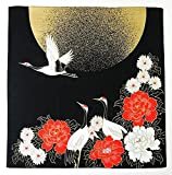 Yu-soku Furoshiki- Japanese Traditional Wrapping (Moon and Crane) by