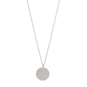 Pilgrim Jewelry Halskette mit Sternzeichen und Kristall (Versilbert - Stier Sternzeichen)