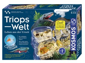 KOSMOS 633073 - Triops-Welt, Urzeitkrebse, Komplett-Set mit extra grossem Becken