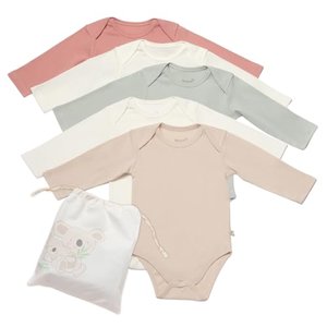 biorganic Baby-Bodys mit langen Armen