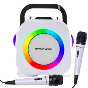 Tragbare Karaokemaschine, kabellos mit LED-Leuchten