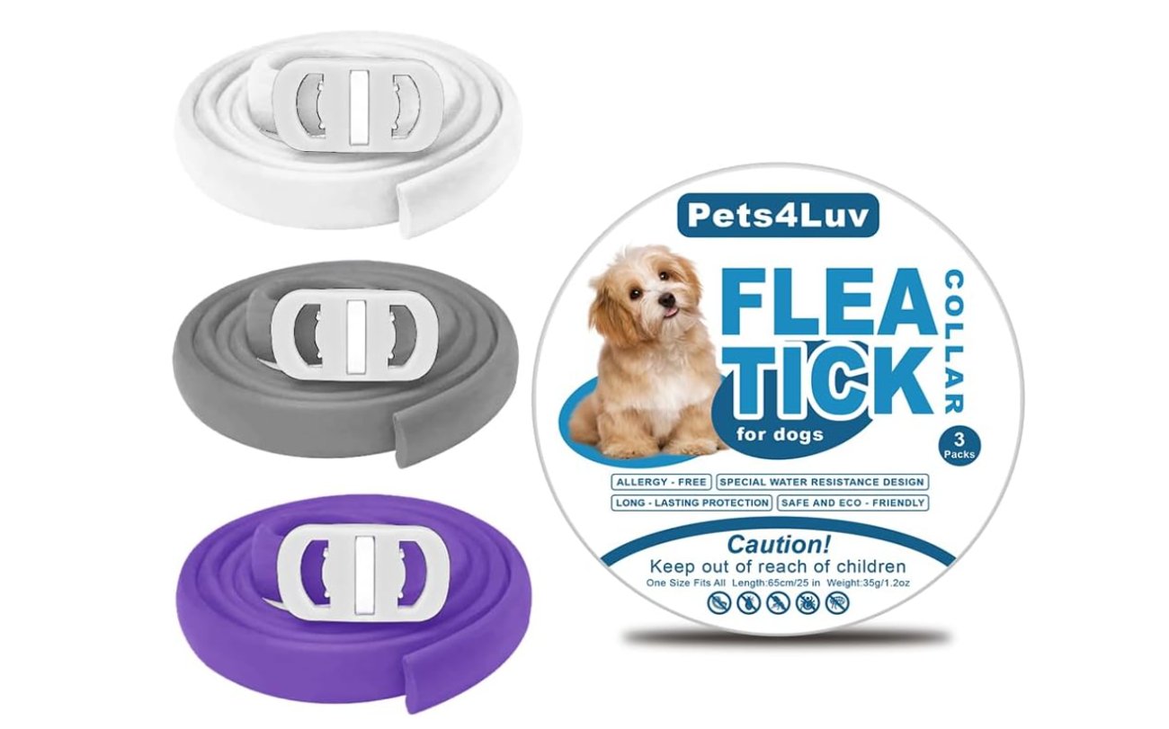 Pets4Luv Floh- und Zeckenhalsband für Hunde