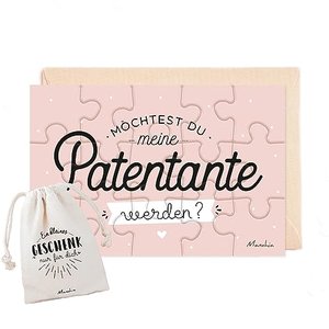 Puzzle Patentante | Möchtest du meine Patentante werden? 