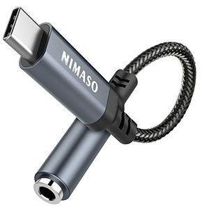 Nimaso - USB-C zu 3,5 mm Klinke - Aux-Adapter zu Kopfhörer - für Smartphones & Co.