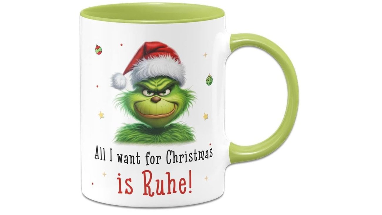 Tasse Grinch - All I want for Christmas is Ruhe!