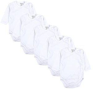 TupTam Baby Unisex Langarm Wickelbody im 5er Set