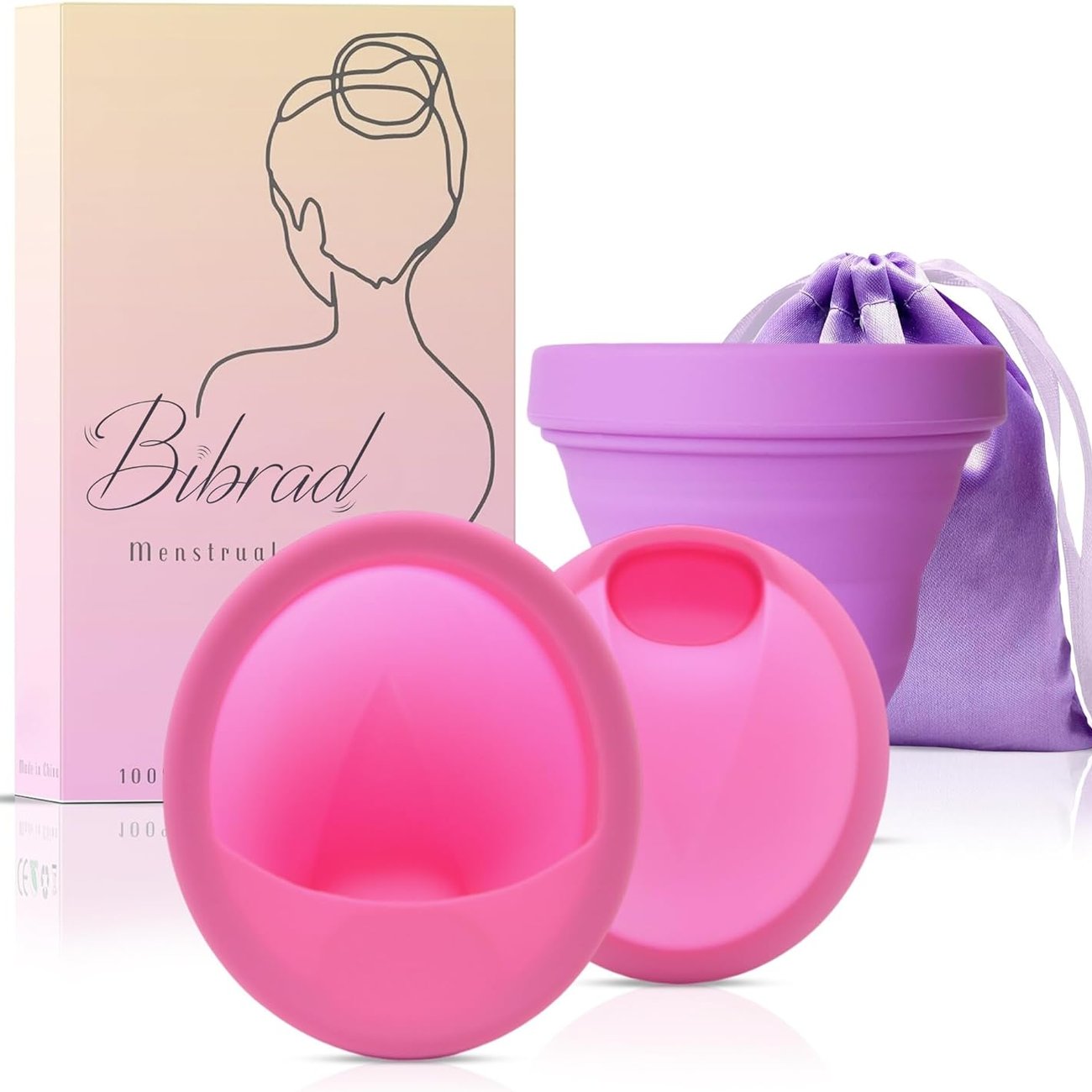 Menstruationsscheibe Bibrad mit Anti Spill Zone