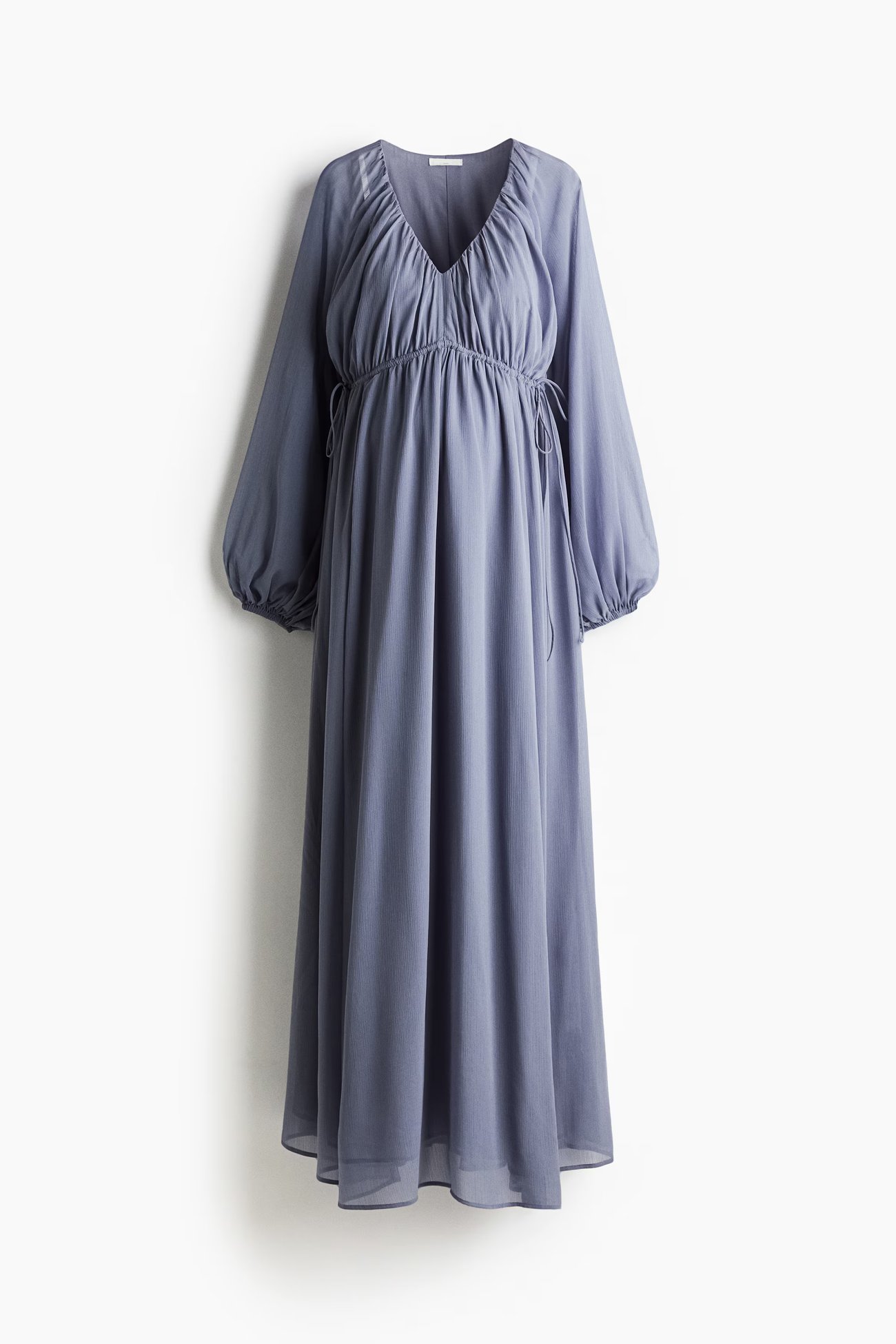 MAMA Maxikleid mit Ballonärmeln