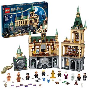 LEGO 76389 Harry Potter Schloss Hogwarts Kammer des Schreckens Spielzeug, Set mit Voldemort als gold