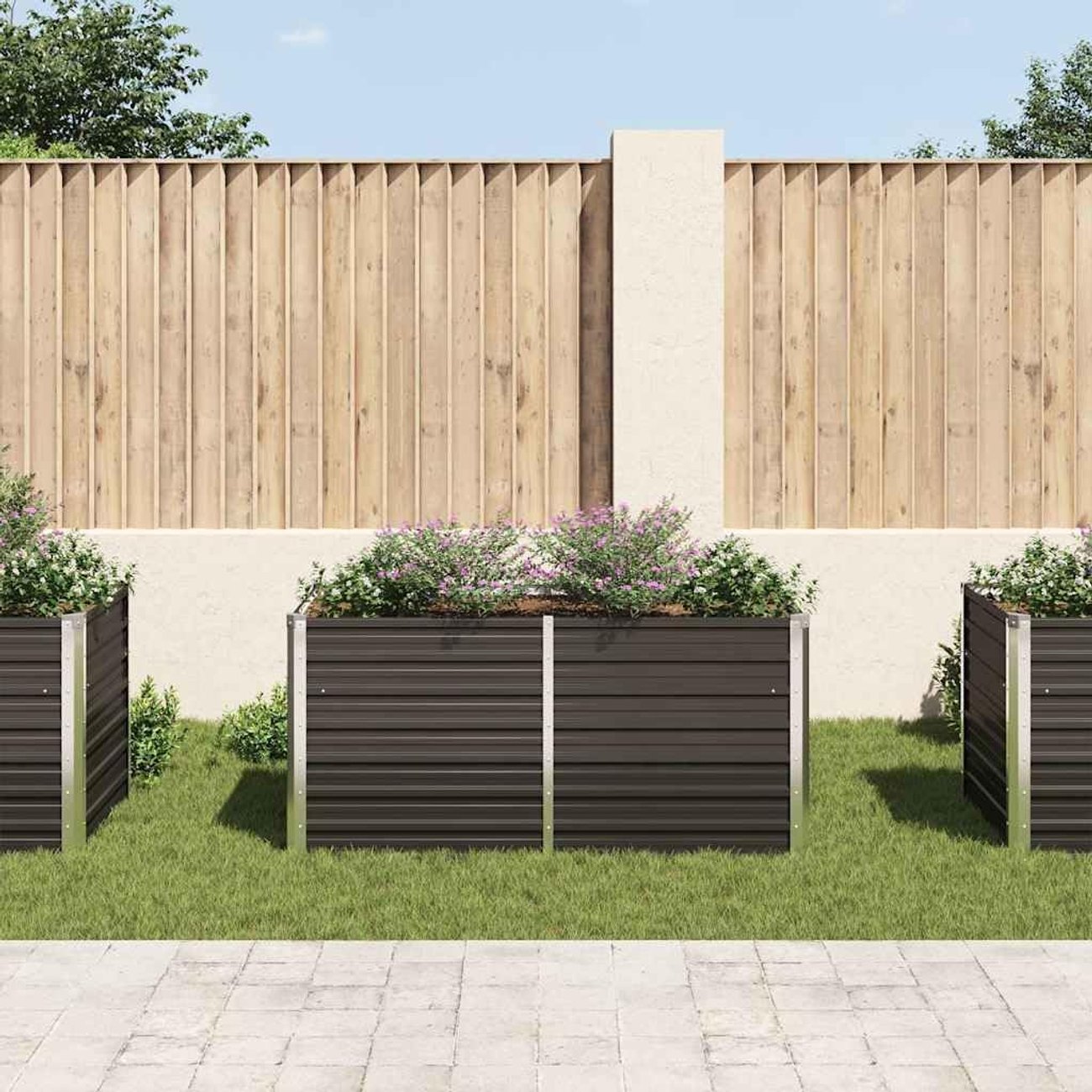 vidaXL Hochbeet Pflanzbeet Frühbeet Gartenbeet Pflanzkübel